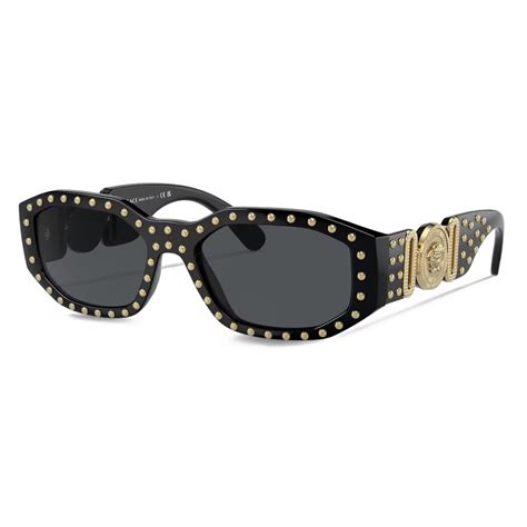 versace studded medusa sunglasses|Versace glasses unisex.